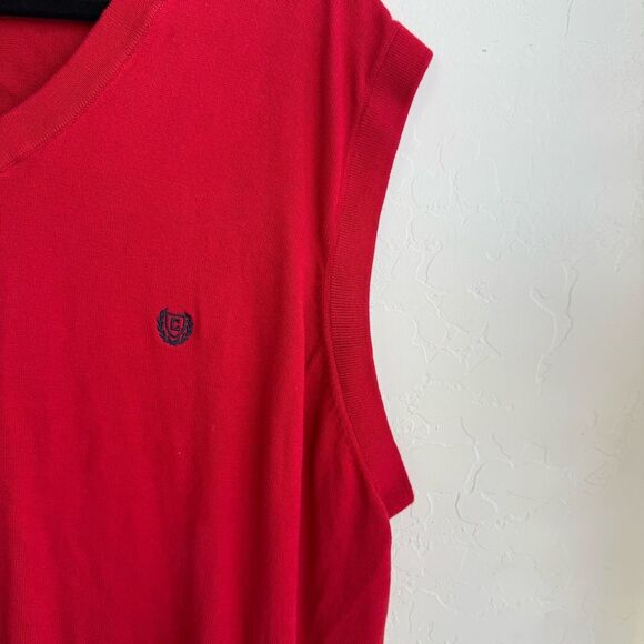 Chaps Red Sweater Vest Size 2XL Tall - Picture 8 of 8